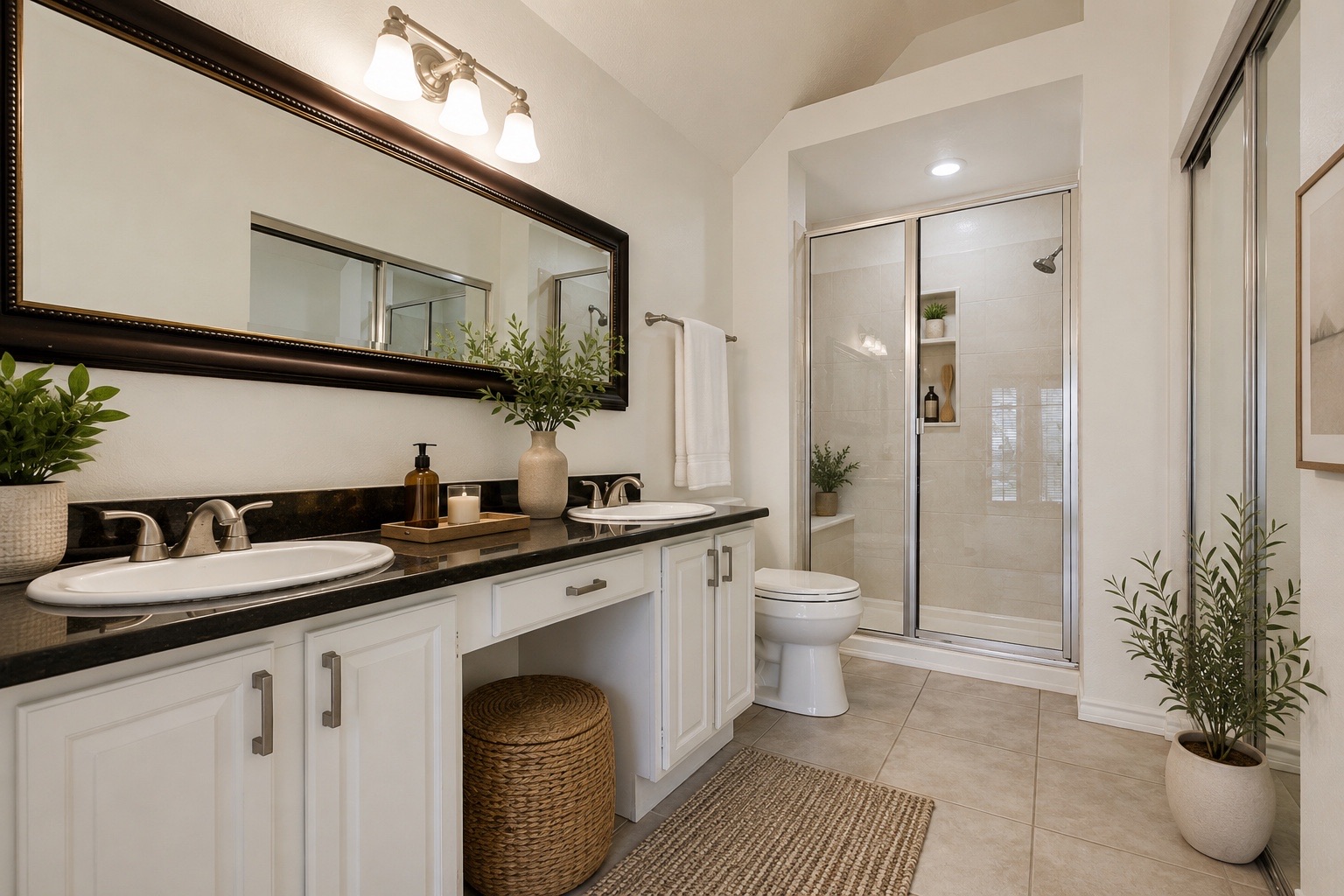 Bathroom after styling