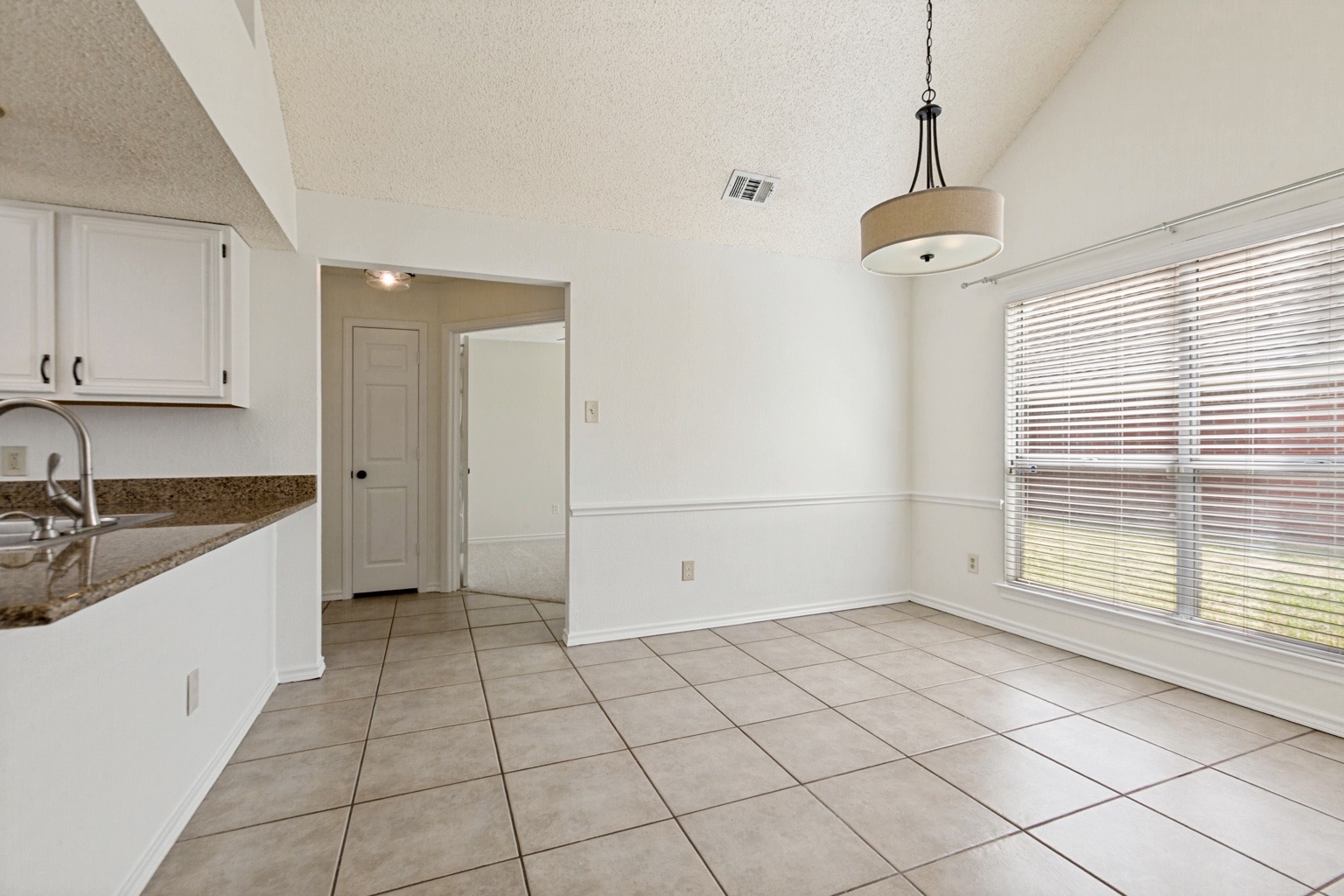 Dining room before staging