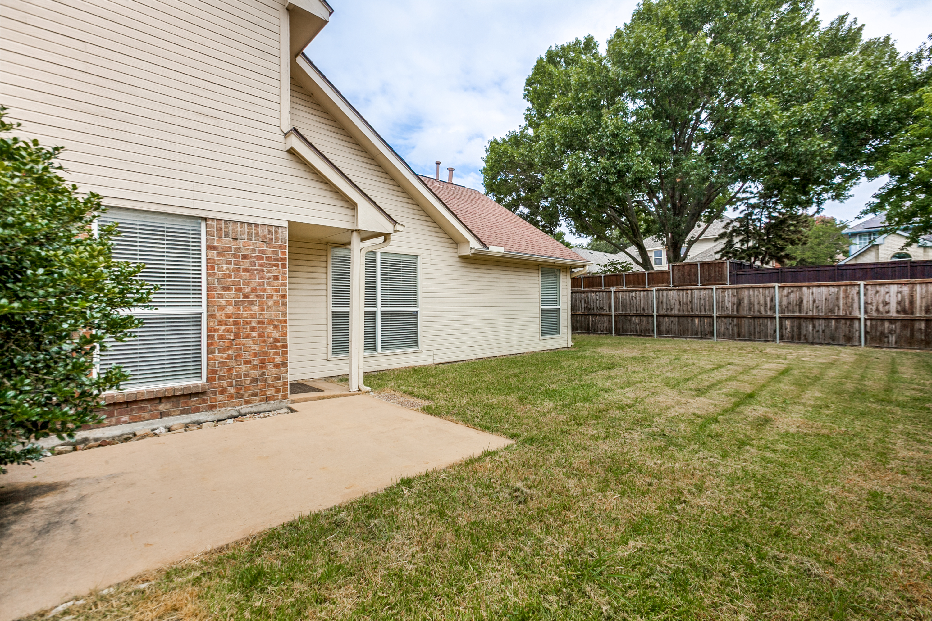 Patio + Lawn Refresh before exterior enhancement