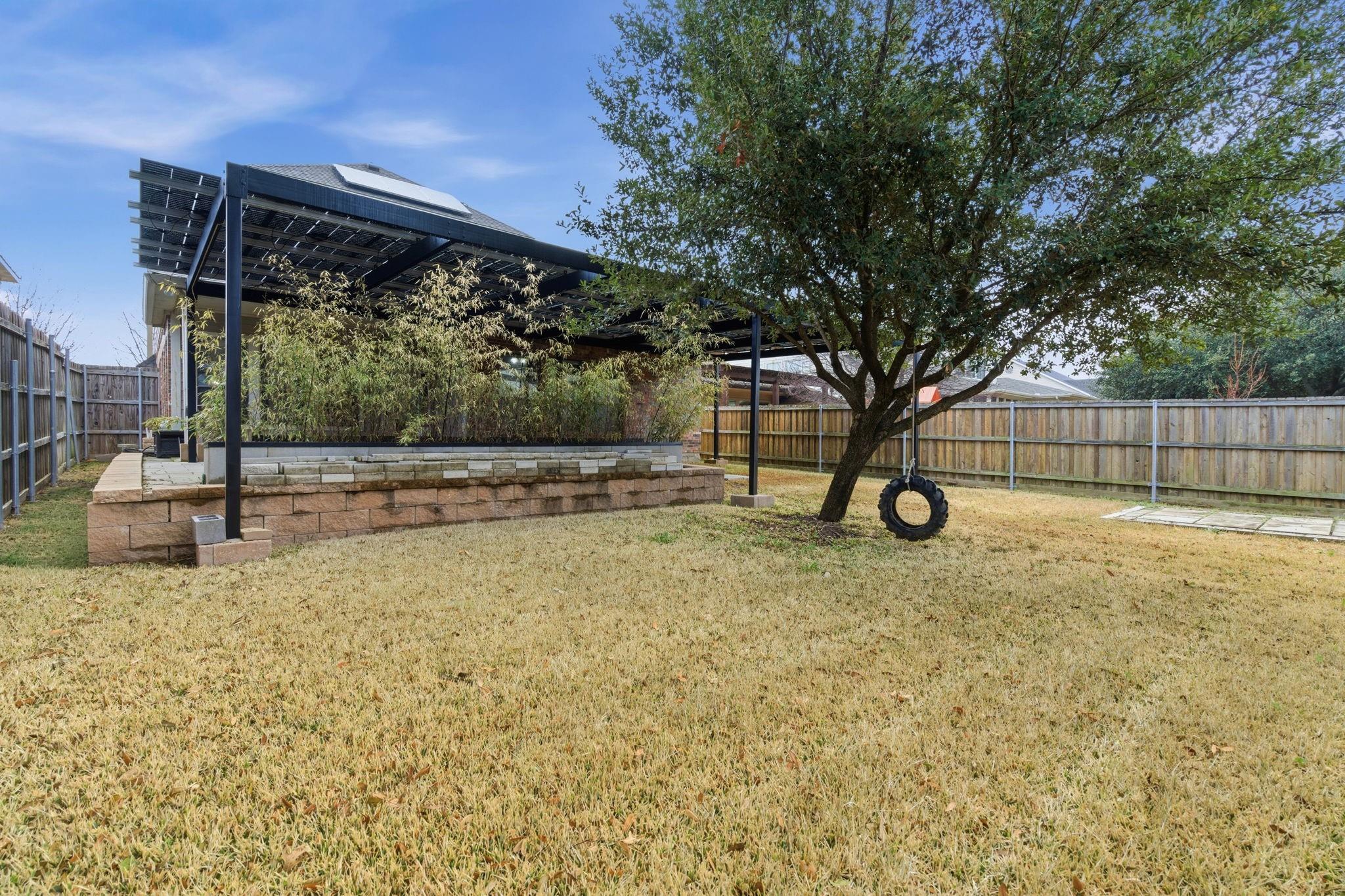 Backyard Lawn Recovery before exterior enhancement