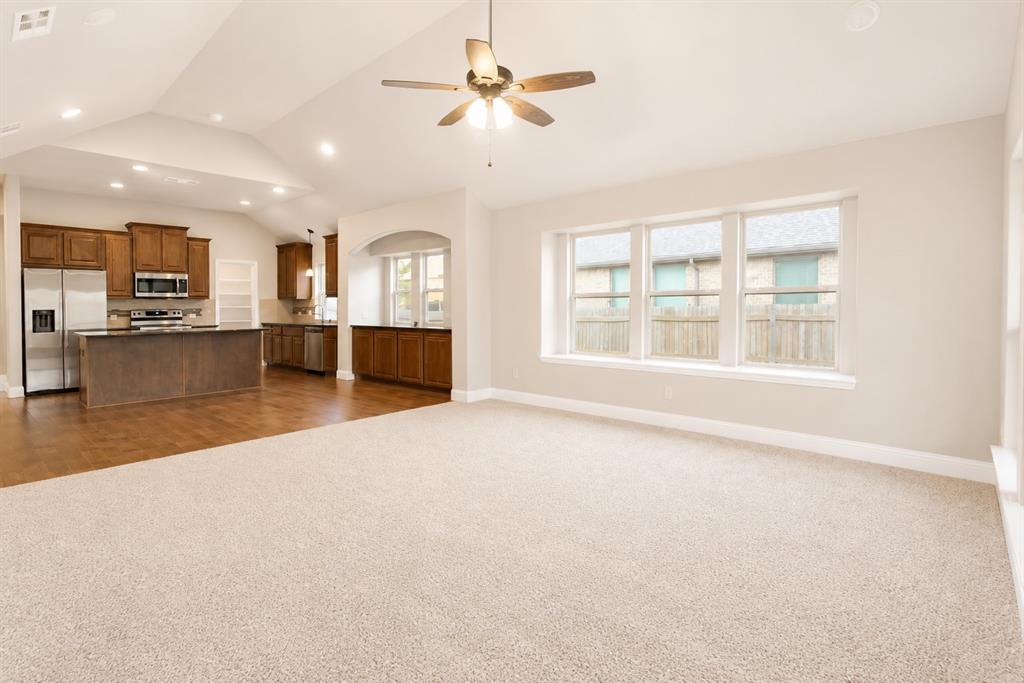 Spacious Family Room before virtual staging