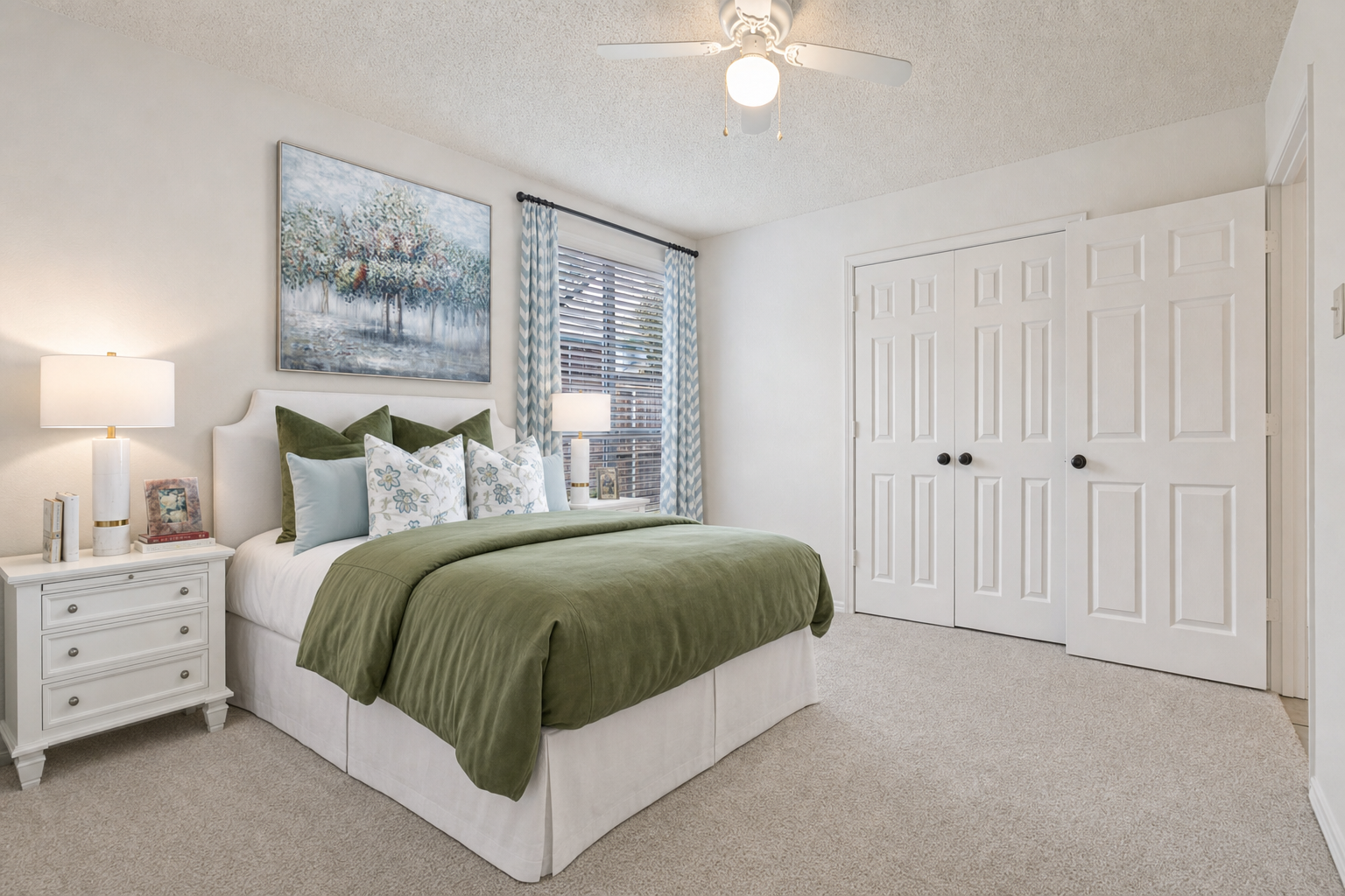Bedroom Transformation after virtual staging