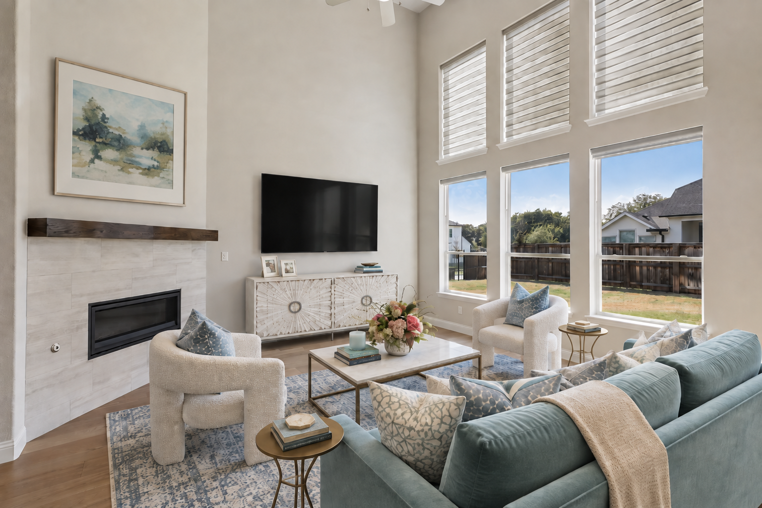 A Brighter Perspective after virtual staging