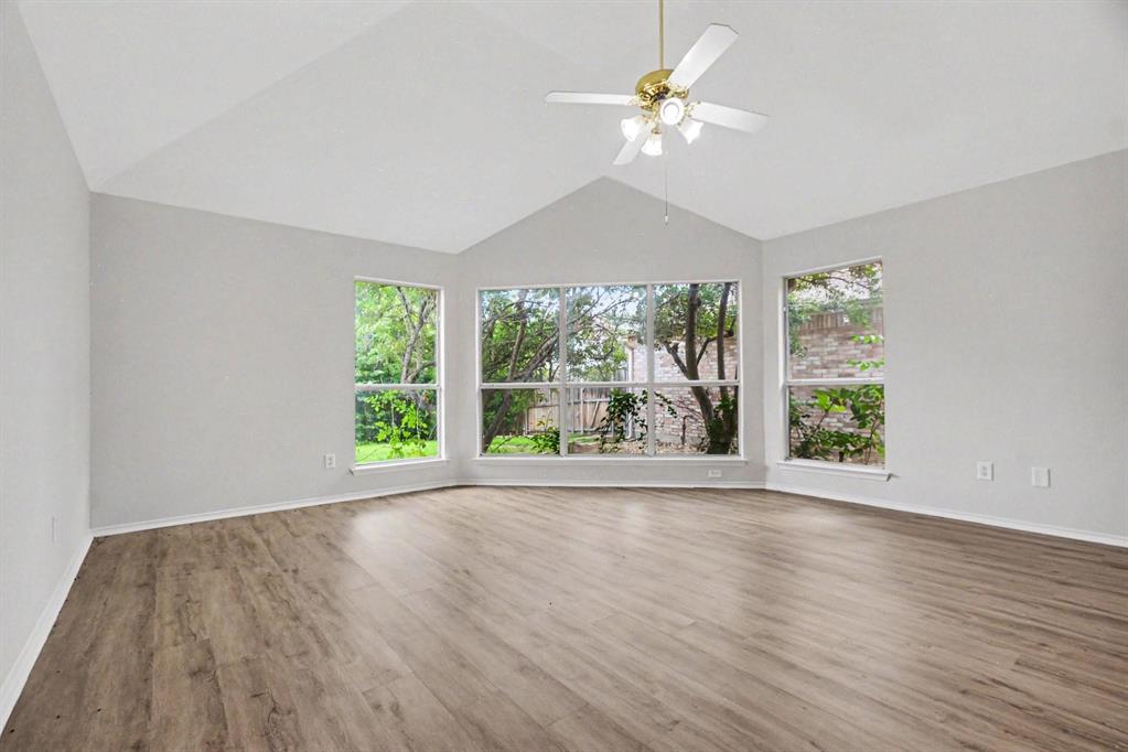 A Retreat Framed by Greenery before virtual staging