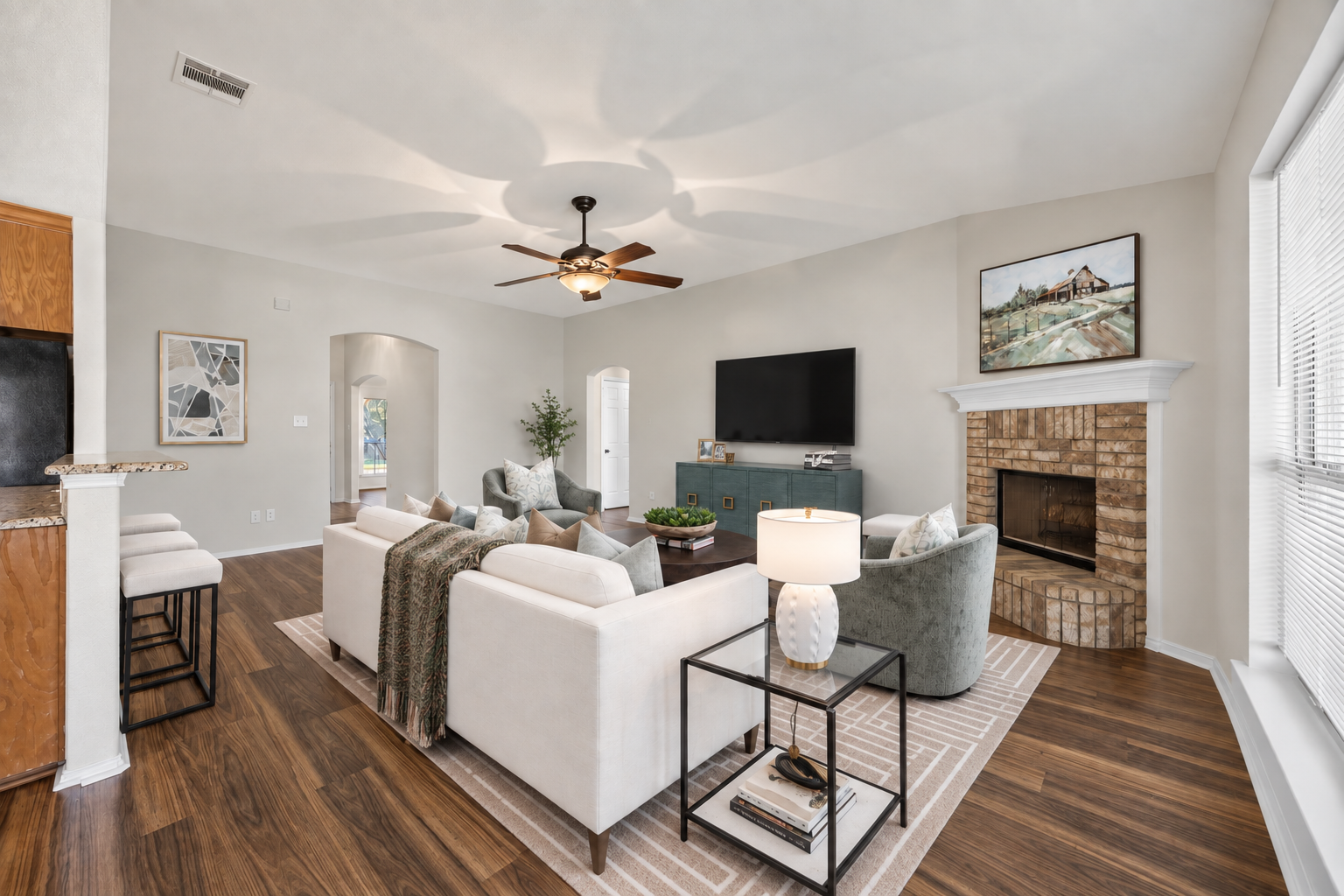 An Easy Flow for Gathering after virtual staging