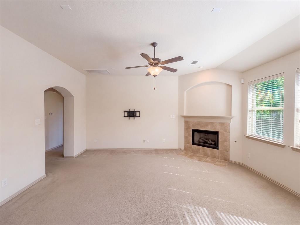 Warm Neutrals with a Hint of Color before virtual staging