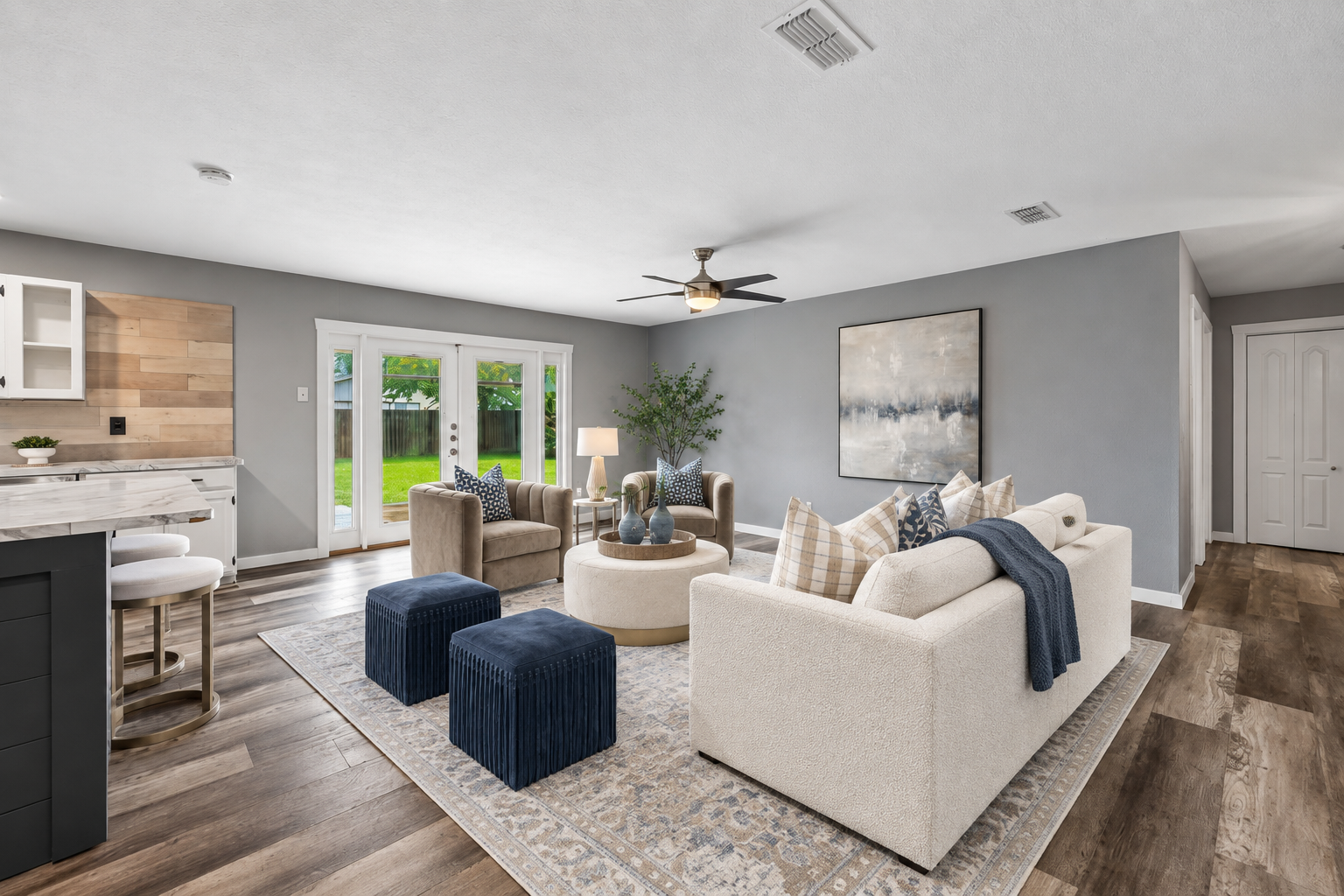 From Kitchen to Conversation after virtual staging