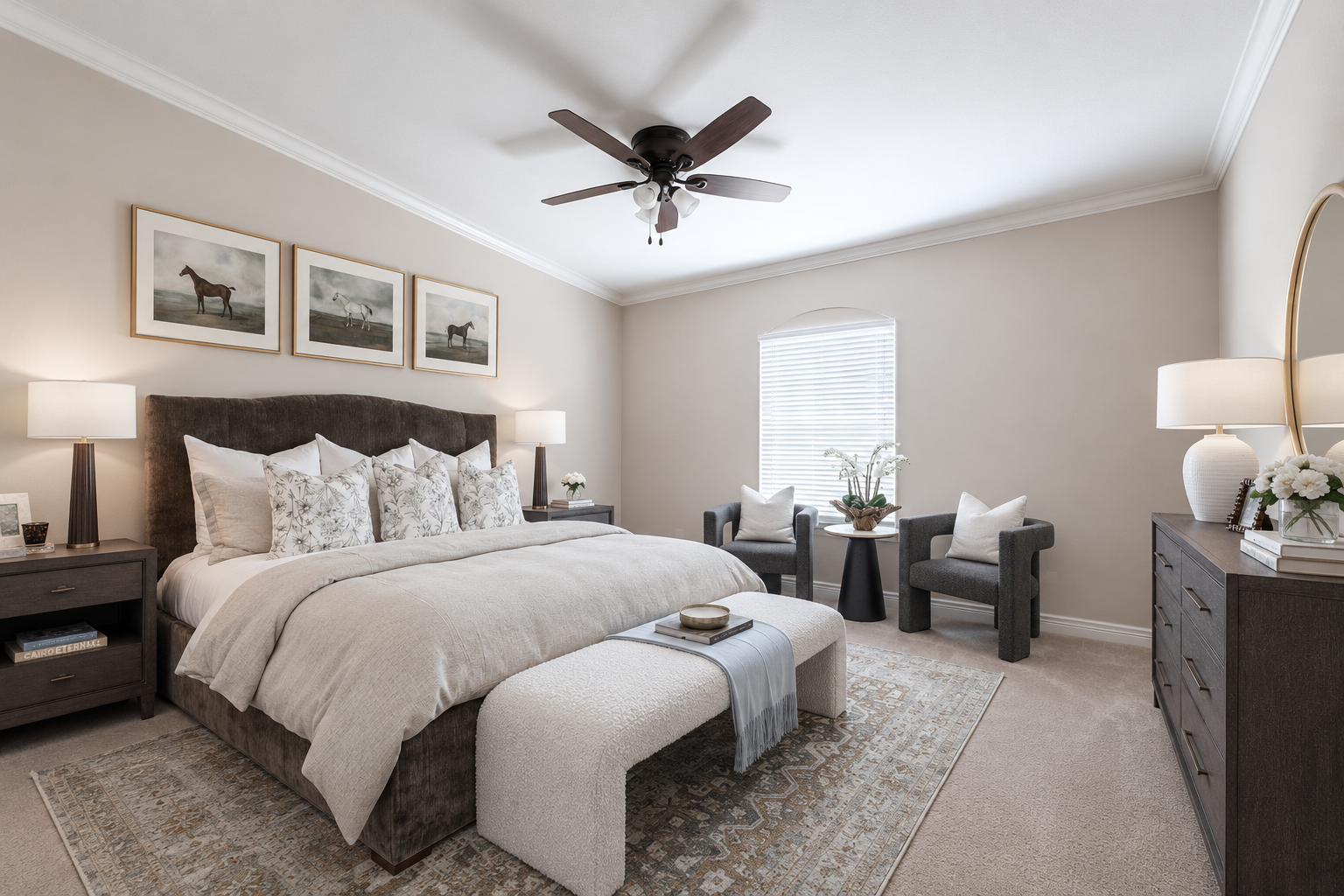 Rich Tones, Restful Layers after virtual staging